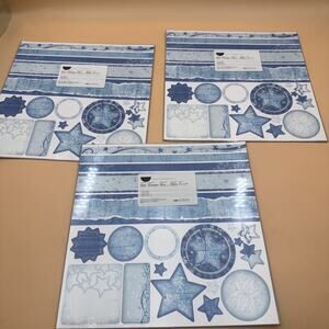 3-Creative Memories Wishful Border Kit 20 Die-Cut Shapes NEW in Pack